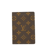 ルイ ヴィトン モノグラム クーヴェルテュール パスポートケース M60181 ブラウン PVC レザー レディース LOUIS VUITTON 【中古】